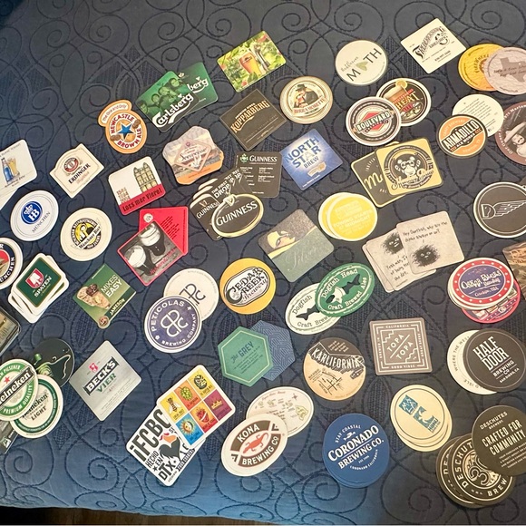 Assorted Pub Coasters Collection - Picture 1 of 4